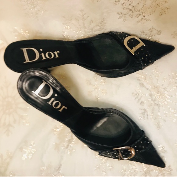 Dior Shoes - Dior Vintage Mules  SZ 40 1/2